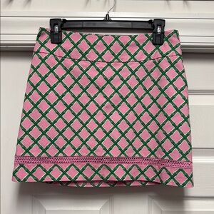 Crown & Ivy Pink green skort